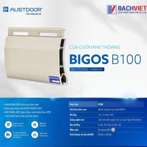 Cửa cuốn Austdoor khe thoáng B100