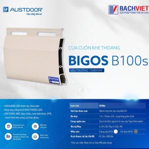 Cửa cuốn Austdoor khe thoáng B100S