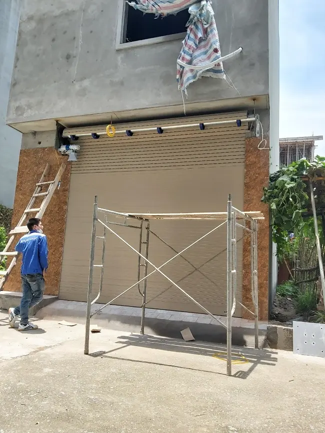 Công trình cửa cuốn A50 Anh Linh 531 bát khối long biên