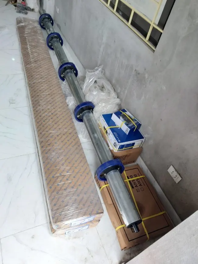 Trục cửa bộ tời bộ lưu điện Austdoor đồng bộ