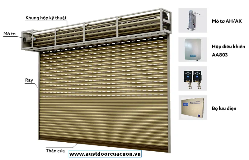 Bách Việt chuyên làm cửa cuốn cung cấp cho khách hàng