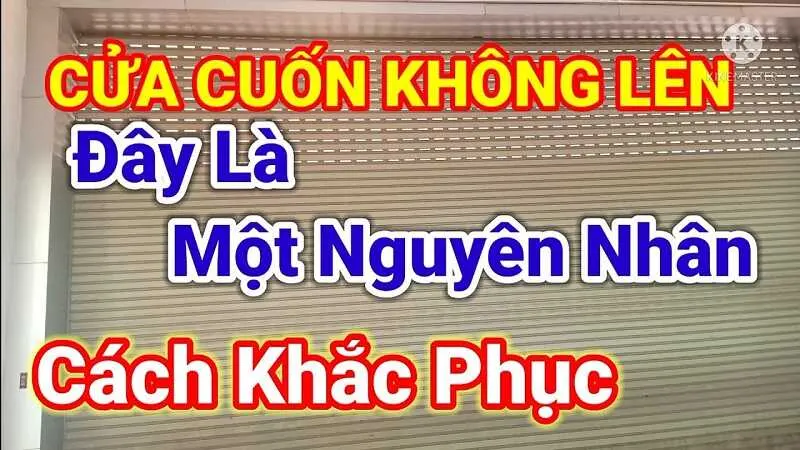 Cửa cuốn bấm không lên 1
