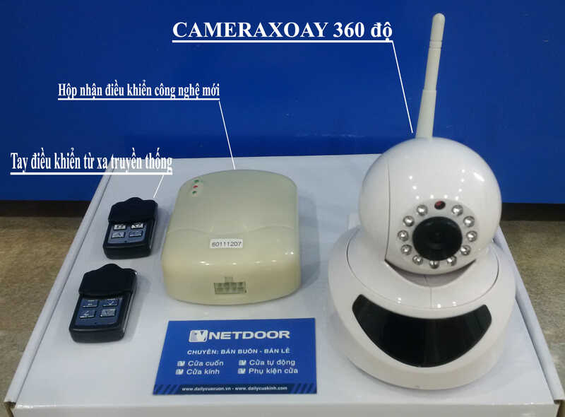 Điều khiển cửa cuốn bằng camera