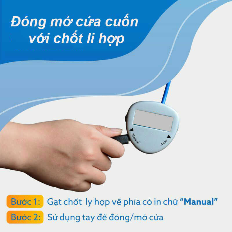 Mở cửa cuốn khi mất điện