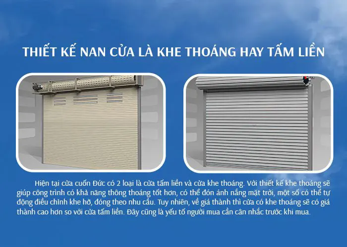 Cửa cuốn Đức hiện đại