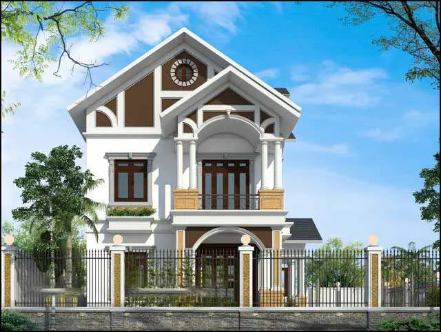 Nhà mái thái 2 tầng 5