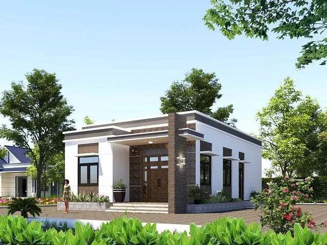 nhà cấp 4 đẹp hiện đại 1