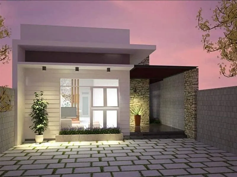 nhà cấp 4 đẹp hiện đại 6