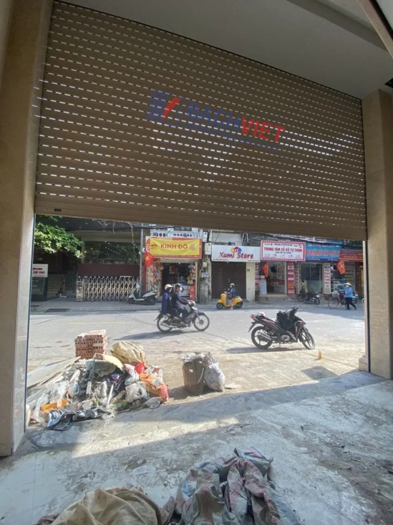 Cửa cuốn Austdoor thi công tại công trình Nguyễn Ngọc Nại